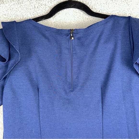 Pietro Brunelli Dress Salisburgo Womens Medium Cobalt Blue Maternity Rose - Picture 7 of 11